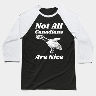 Funny Canada Goose Baseball T-Shirt